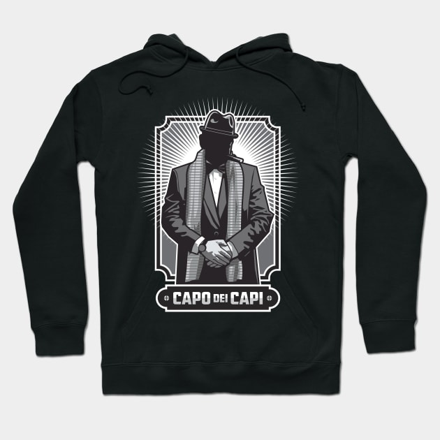 Character Metaphor- Mafia Mobster Capo dei Capi 2.0 Hoodie by Vector-Artist